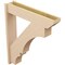Ekena Millwork 7 1/2-in W x 36-in D x 42-in H Balboa Slat Rough Cedar Woodgrain TimberThane Outlooker, Primed Tan OUTUR075X36X42BOA24RCPR - alternate 5